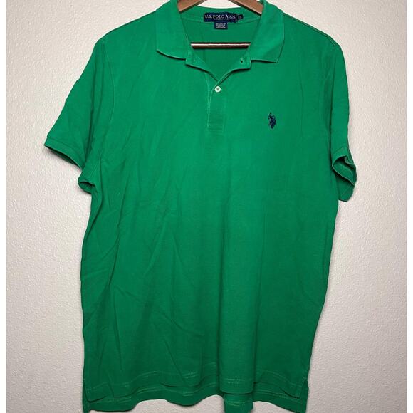 💚 U.S. Polo Assn. 🏇 Classic Green Polo Shirt – XL - Picture 1 of 5